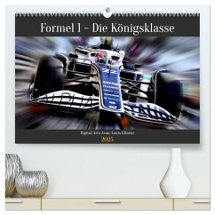 Formel 1 - Die Königsklasse (hochwertiger Premium Wandkalender 2025 DIN A2 quer), Kunstdruck in Hochglanz - Calvendo;Glineur, Jean-Louis