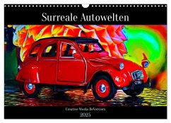 Surreale Autowelten (Wandkalender 2025 DIN A3 quer), CALVENDO Monatskalender