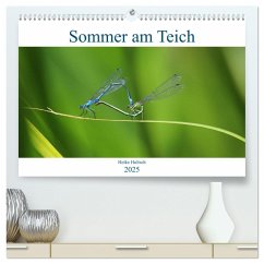 Sommer am Teich (hochwertiger Premium Wandkalender 2025 DIN A2 quer), Kunstdruck in Hochglanz