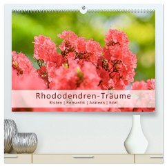 Rhododendren-Träume, Blüten, Romantik, Azaleen, Edel (hochwertiger Premium Wandkalender 2025 DIN A2 quer), Kunstdruck in Hochglanz - Calvendo;Plett, Rainer