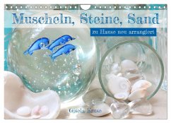 Muscheln, Steine, Sand (Wandkalender 2025 DIN A4 quer), CALVENDO Monatskalender