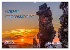 Harzer Impressionen (Wandkalender 2025 DIN A2 quer), CALVENDO Monatskalender