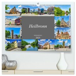 Heilbronn Impressionen (hochwertiger Premium Wandkalender 2025 DIN A2 quer), Kunstdruck in Hochglanz