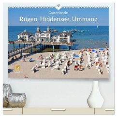 Ostseeinseln Rügen, Hiddensee, Ummanz (hochwertiger Premium Wandkalender 2025 DIN A2 quer), Kunstdruck in Hochglanz - Calvendo;Kuttig, Siegfried