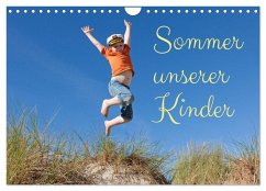 Sommer unserer Kinder (Wandkalender 2025 DIN A4 quer), CALVENDO Monatskalender