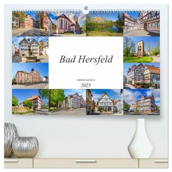 Bad Hersfeld Impressionen (hochwertiger Premium Wandkalender 2025 DIN A2 quer), Kunstdruck in Hochglanz