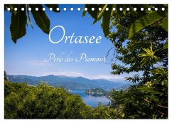 Ortasee - Perle des Piemont (Tischkalender 2025 DIN A5 quer), CALVENDO Monatskalender - Calvendo;Müller, Reinhard