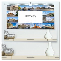 Berlin Stadtspaziergang (hochwertiger Premium Wandkalender 2025 DIN A2 quer), Kunstdruck in Hochglanz