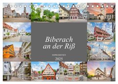 Biberach an der Riß Impressionen (Tischkalender 2025 DIN A5 quer), CALVENDO Monatskalender