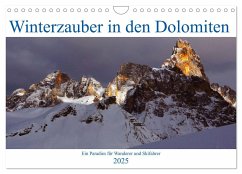 Winterzauber in den Dolomiten (Wandkalender 2025 DIN A4 quer), CALVENDO Monatskalender - Calvendo;Aichner, Joe