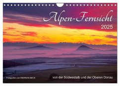 Alpen-Fernsichten von der Südwestalb und Oberen Donau (Wandkalender 2025 DIN A4 quer), CALVENDO Monatskalender - Calvendo;Beck, Andreas