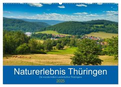 Naturerlebnis Thüringen (Wandkalender 2025 DIN A2 quer), CALVENDO Monatskalender