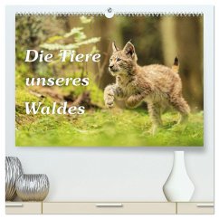 Die Tiere unseres Waldes (hochwertiger Premium Wandkalender 2025 DIN A2 quer), Kunstdruck in Hochglanz