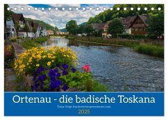 Ortenau - die badische Toskana (Tischkalender 2025 DIN A5 quer), CALVENDO Monatskalender