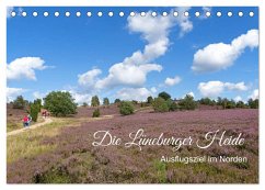 Die Lüneburger Heide - Ausflugsziel im Norden (Tischkalender 2025 DIN A5 quer), CALVENDO Monatskalender - Calvendo;Kuttig, Siegfried