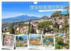 Taormina - Juwel Siziliens mit antikem Charme (Wandkalender 2025 DIN A4 quer), CALVENDO Monatskalender