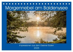 Morgennebel am Baldeneysee (Tischkalender 2025 DIN A5 quer), CALVENDO Monatskalender