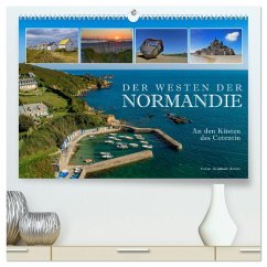 Der Westen der Normandie ¿ An den Küsten des Cotentin (hochwertiger Premium Wandkalender 2025 DIN A2 quer), Kunstdruck in Hochglanz