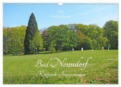 Bad Nenndorf, Kurpark-Impressionen (Wandkalender 2025 DIN A3 quer), CALVENDO Monatskalender
