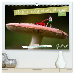 Höher, schneller, kleiner - Miniaturen in unserem Alltag (hochwertiger Premium Wandkalender 2025 DIN A2 quer), Kunstdruck in Hochglanz - Calvendo;Jackisch, Ute