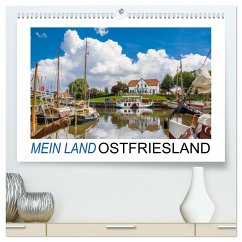 Mein Land, Ostfriesland (hochwertiger Premium Wandkalender 2025 DIN A2 quer), Kunstdruck in Hochglanz