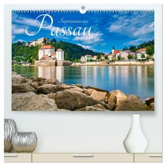 Impressionen aus Passau (hochwertiger Premium Wandkalender 2025 DIN A2 quer), Kunstdruck in Hochglanz