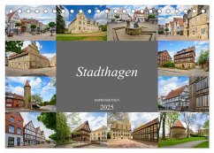 Stadthagen Impressionen (Tischkalender 2025 DIN A5 quer), CALVENDO Monatskalender