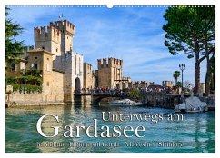 Unterwegs am Gardasee (Wandkalender 2025 DIN A2 quer), CALVENDO Monatskalender