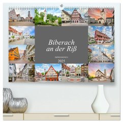 Biberach an der Riß Impressionen (hochwertiger Premium Wandkalender 2025 DIN A2 quer), Kunstdruck in Hochglanz