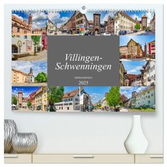 Villingen-Schwenningen Stadtansichten (hochwertiger Premium Wandkalender 2025 DIN A2 quer), Kunstdruck in Hochglanz