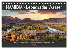 NAMIBIA ¿ Lebensader Wasser (Tischkalender 2025 DIN A5 quer), CALVENDO Monatskalender - Calvendo;Woyke, Wibke