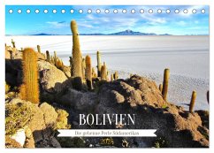 Bolivien - Die geheime Perle Südamerikas (Tischkalender 2025 DIN A5 quer), CALVENDO Monatskalender