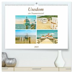 Usedom - ein Traumreiseziel (hochwertiger Premium Wandkalender 2025 DIN A2 quer), Kunstdruck in Hochglanz - Calvendo;Schwarze, Nina