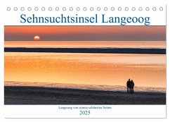 Sehnsuchtinsel Langeoog (Tischkalender 2025 DIN A5 quer), CALVENDO Monatskalender - Calvendo;Klesse, Andreas