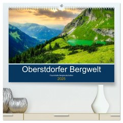 Oberstdorfer Bergwelt (hochwertiger Premium Wandkalender 2025 DIN A2 quer), Kunstdruck in Hochglanz