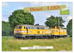 Diesel-Loks (Wandkalender 2025 DIN A3 quer), CALVENDO Monatskalender