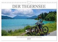 Der Tegernsee - Urlaubsparadies Bayerische Voralpen (Wandkalender 2025 DIN A4 quer), CALVENDO Monatskalender