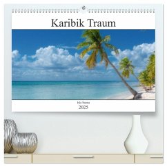 Karibik Traum Isla Saona (hochwertiger Premium Wandkalender 2025 DIN A2 quer), Kunstdruck in Hochglanz