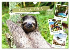 Costa Rica - Land zwischen Karibik und Pazifik (Wandkalender 2025 DIN A4 quer), CALVENDO Monatskalender