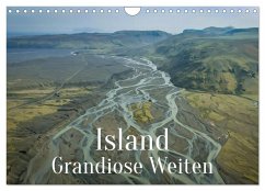 Island - Grandiose Weiten (Wandkalender 2025 DIN A4 quer), CALVENDO Monatskalender