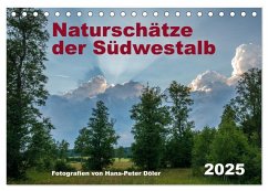 Naturschätze der Südwestalb (Tischkalender 2025 DIN A5 quer), CALVENDO Monatskalender