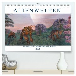 Alienwelten (hochwertiger Premium Wandkalender 2025 DIN A2 quer), Kunstdruck in Hochglanz