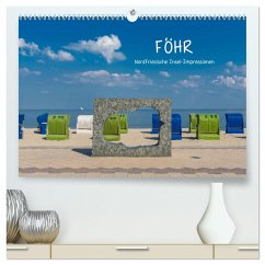 Föhr - Nordfriesische Insel Impressionen (hochwertiger Premium Wandkalender 2025 DIN A2 quer), Kunstdruck in Hochglanz - Calvendo;Simone Flach, Sandra
