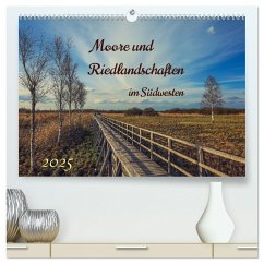 Moor und Riedlandschaften im Südwesten (hochwertiger Premium Wandkalender 2025 DIN A2 quer), Kunstdruck in Hochglanz