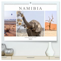 Namibia - unterwegs mit Julia Hahn (hochwertiger Premium Wandkalender 2025 DIN A2 quer), Kunstdruck in Hochglanz