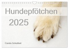 Hundepfötchen (Wandkalender 2025 DIN A4 quer), CALVENDO Monatskalender - Calvendo;Schubbel, Carola