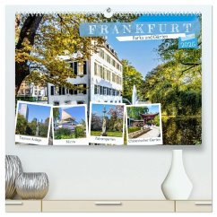 Frankfurt - Parks und Gärten (hochwertiger Premium Wandkalender 2025 DIN A2 quer), Kunstdruck in Hochglanz