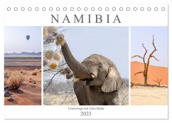 Namibia - unterwegs mit Julia Hahn (Tischkalender 2025 DIN A5 quer), CALVENDO Monatskalender