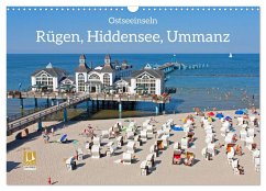 Ostseeinseln Rügen, Hiddensee, Ummanz (Wandkalender 2025 DIN A3 quer), CALVENDO Monatskalender