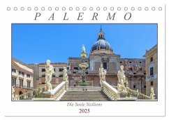 Palermo - Die Seele Siziliens (Tischkalender 2025 DIN A5 quer), CALVENDO Monatskalender